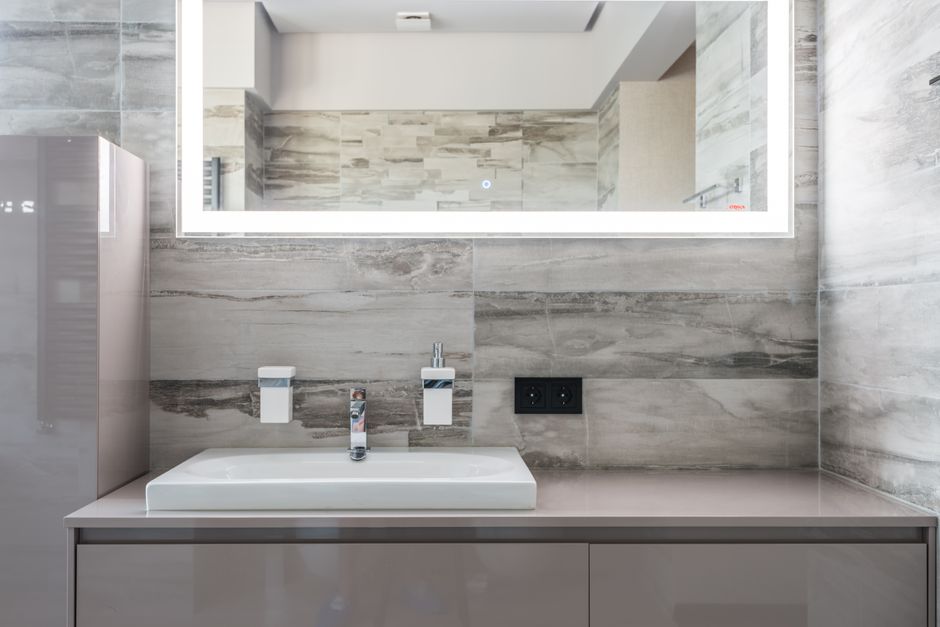 Install Vanities and Bathroom Storage