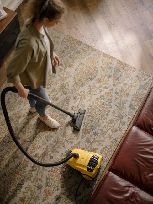 Carpet Vacuuming and Preparation
