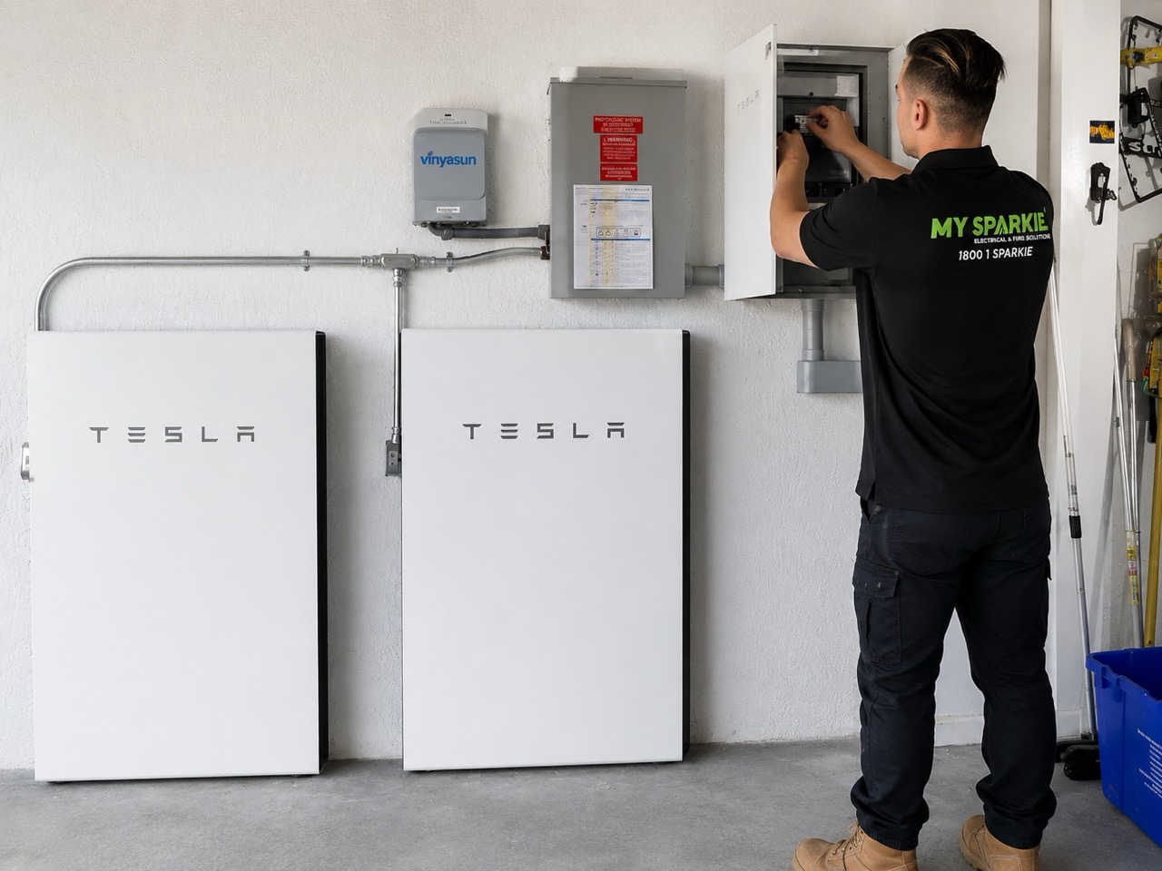 Solar Battery Installation