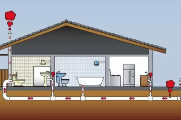 Smoke Test Smelling Drains