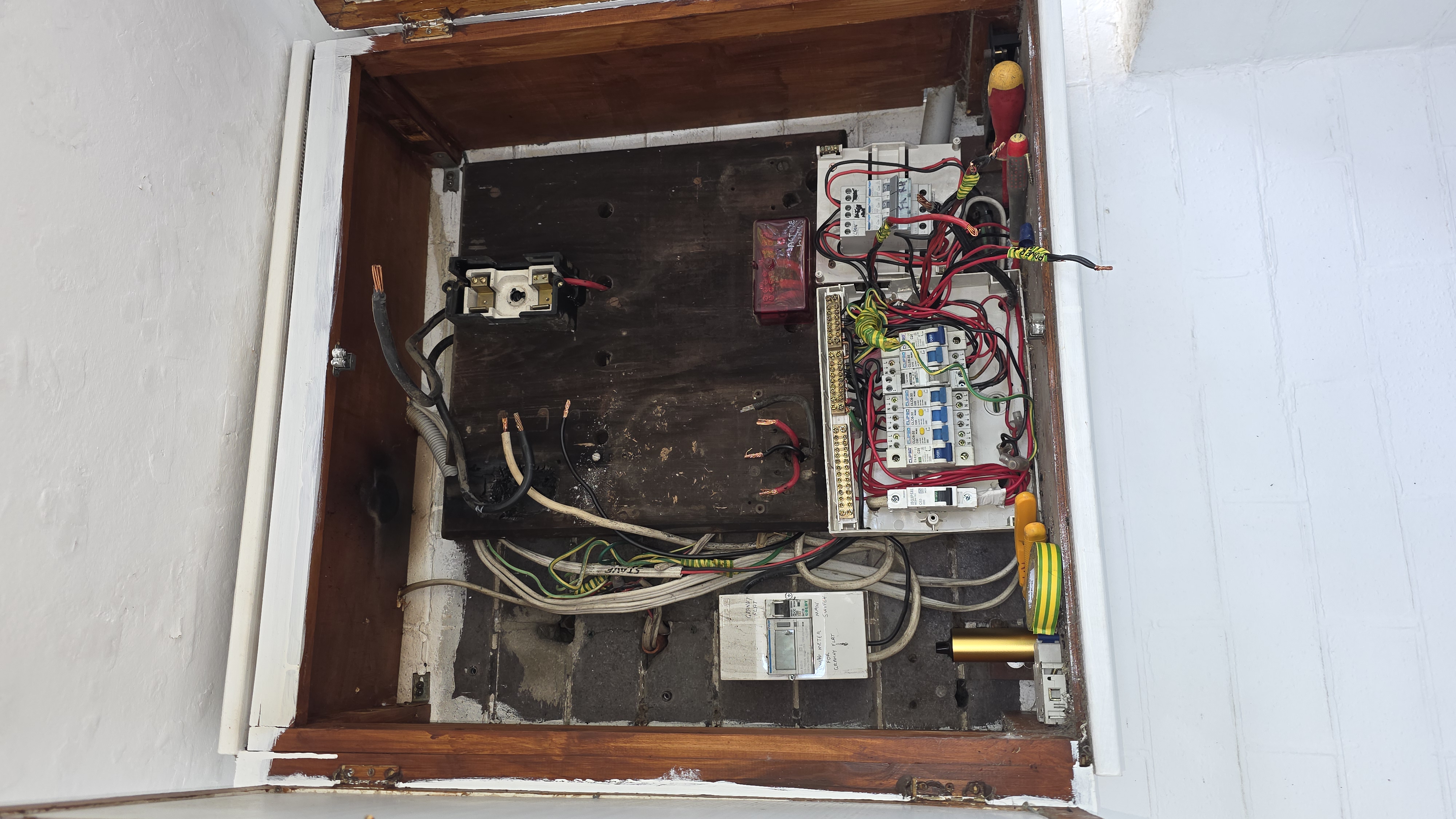 Old switchboard dangers