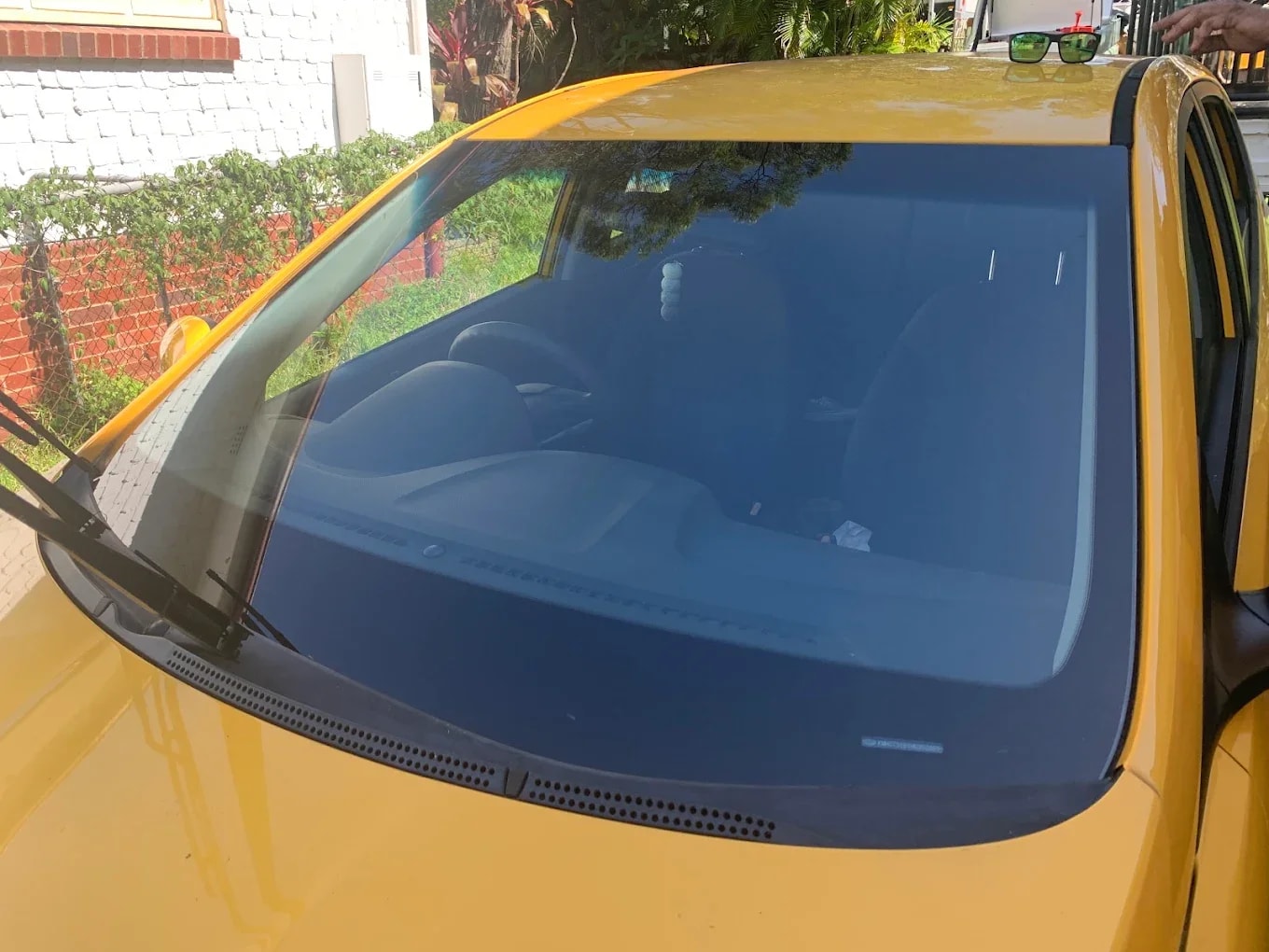Cure Resin To Stabilise Glass