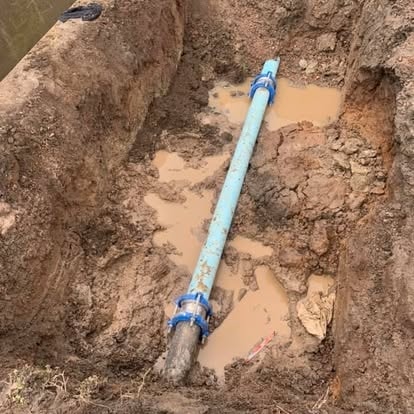 Replace Burst Pipe Sections