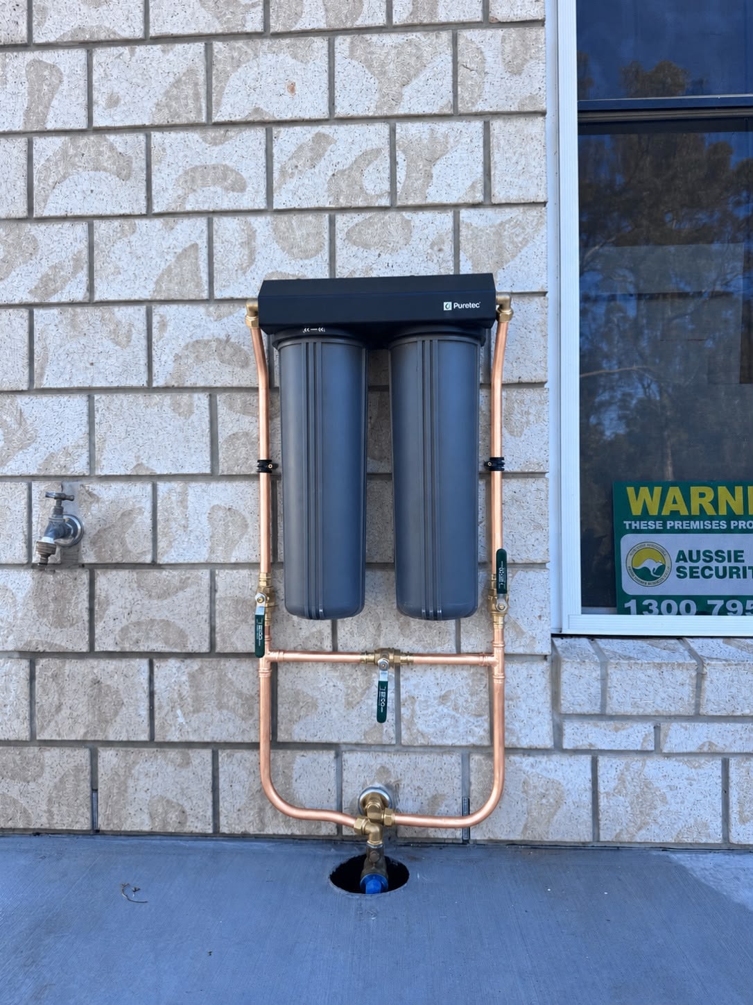 Water Filtration Unit Installation