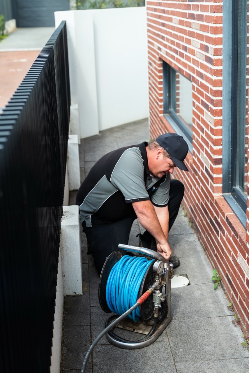 High-Pressure Drain Jetting