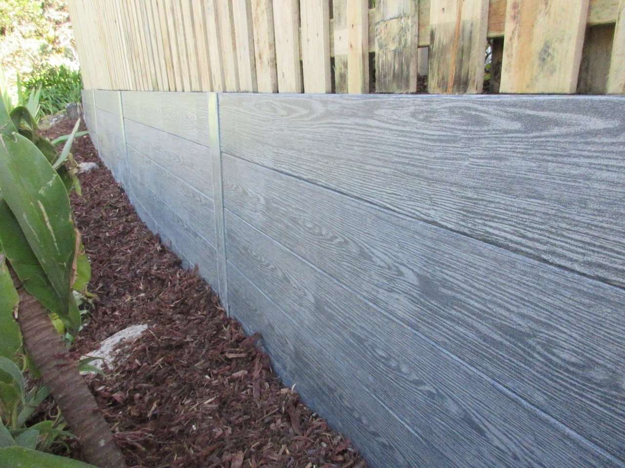 Composite Sleeper Retaining Walls