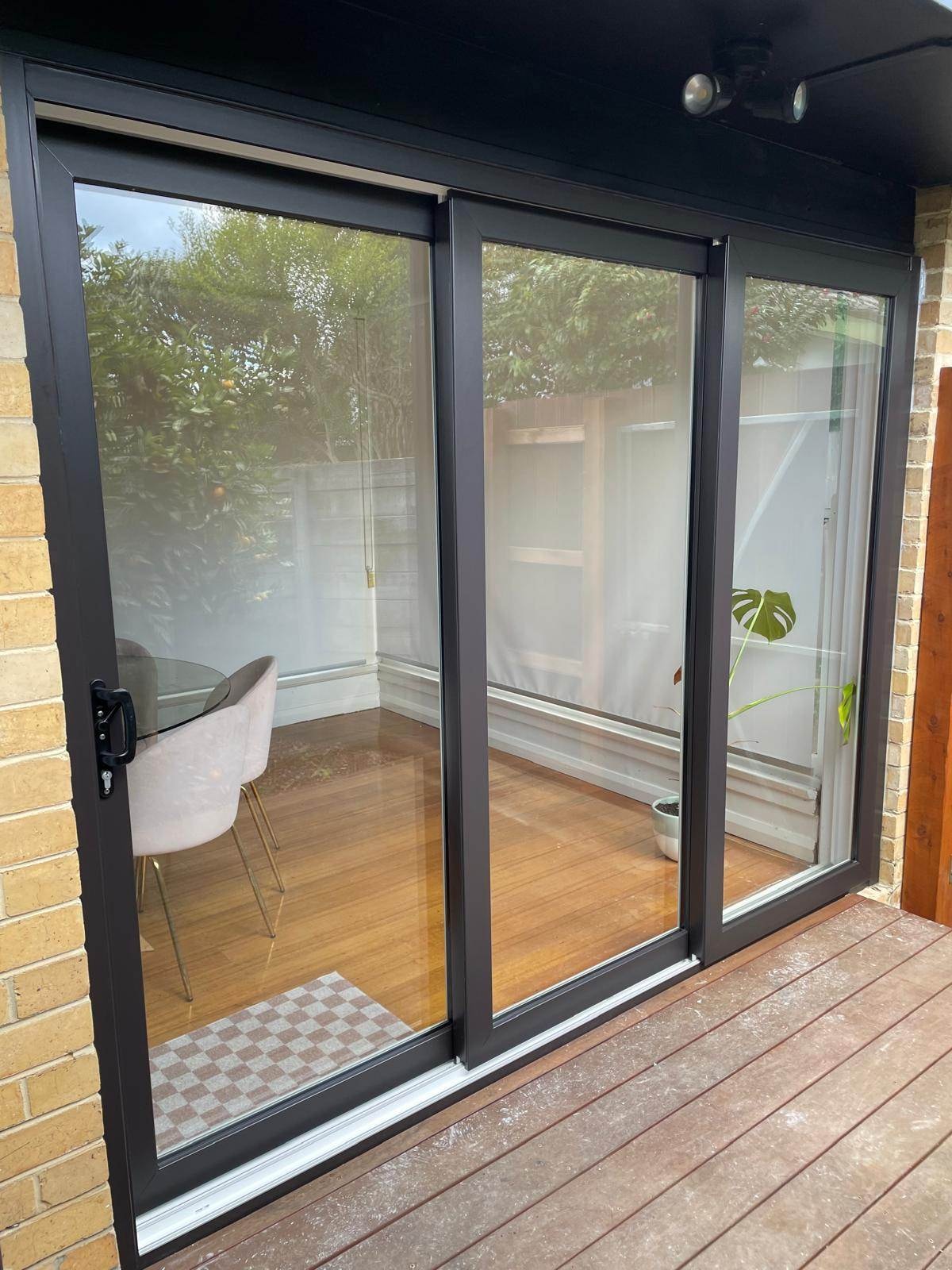 Install Glazed Panels and Hardware