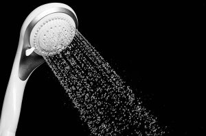 Running-shower-head